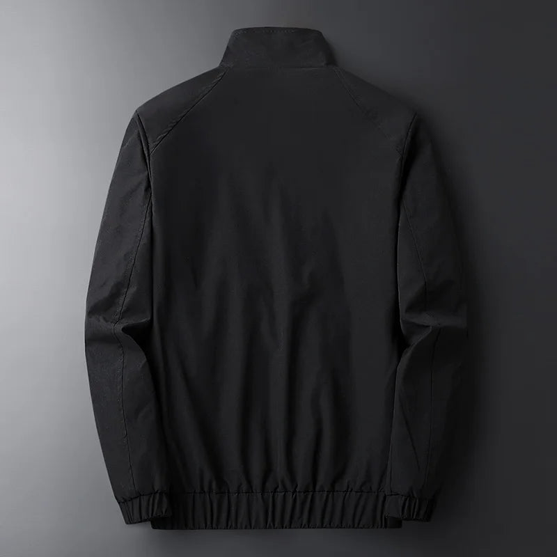 Yellow Zipper Jacket Coats Men's Windbreaker Spring Korean Hip Hop Male Casual Streetwear Trendy Black College Jacket Boy