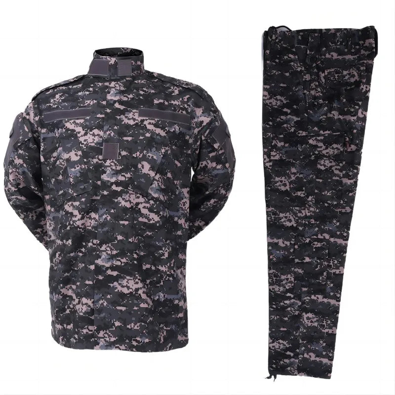 Military Uniform Tactical Suit Urban Digital Gray Uniform Trekking Hiking Clothes Fishing Gear Work Clothes Hunting Tactical