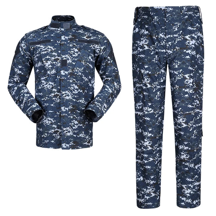 Military Uniform Tactical Suit Urban Digital Gray Uniform Trekking Hiking Clothes Fishing Gear Work Clothes Hunting Tactical