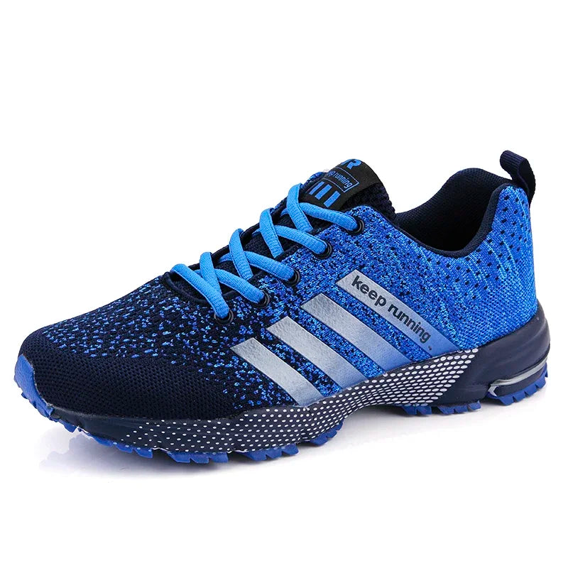 Men Outdoor Sneakers Summer Breathable Shoes for Men Lightweight Sneakers Comfortable Sports Walking Training Running Shoes