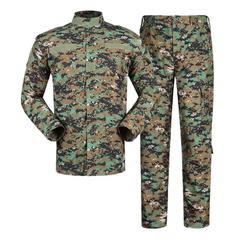 Military Uniform Tactical Suit Urban Digital Gray Uniform Trekking Hiking Clothes Fishing Gear Work Clothes Hunting Tactical