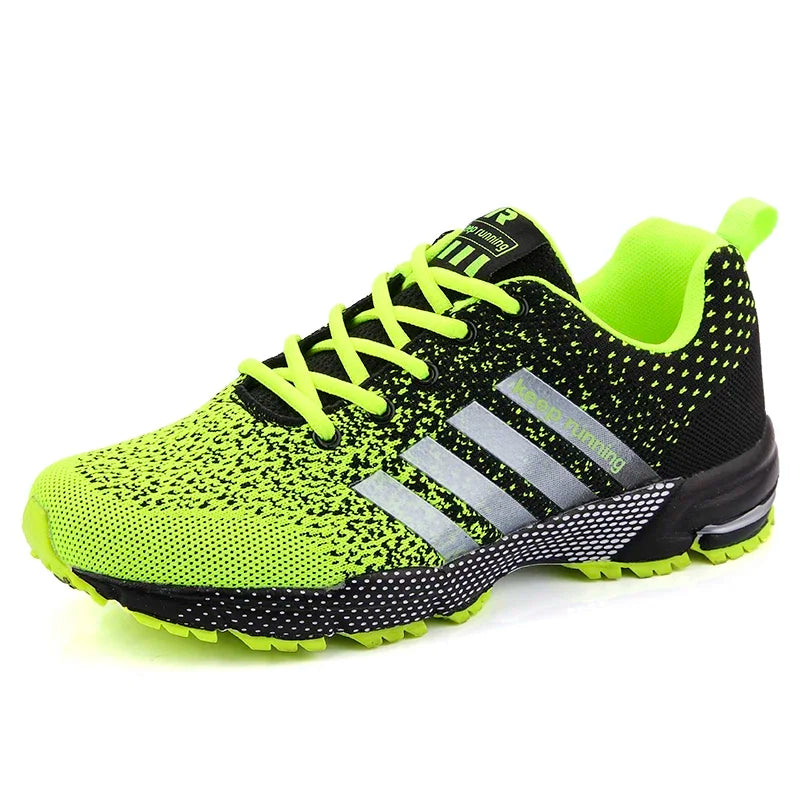 Men Outdoor Sneakers Summer Breathable Shoes for Men Lightweight Sneakers Comfortable Sports Walking Training Running Shoes