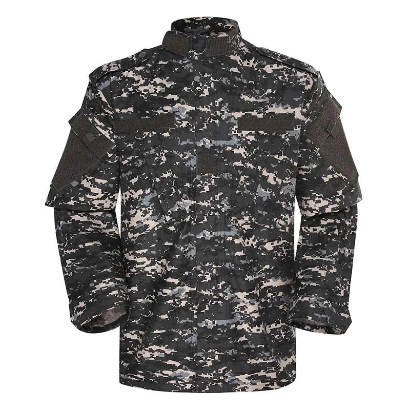 Military Uniform Tactical Suit Urban Digital Gray Uniform Trekking Hiking Clothes Fishing Gear Work Clothes Hunting Tactical