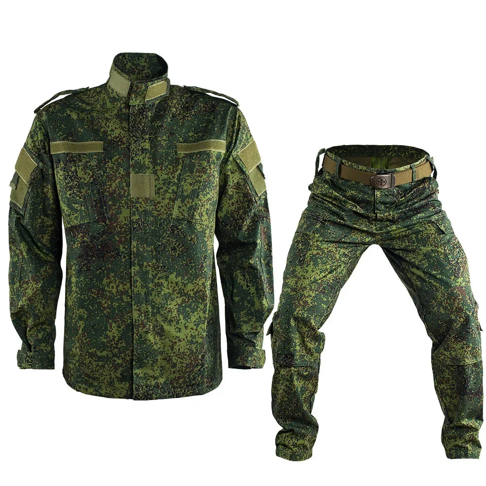 Military Uniform Tactical Suit Urban Digital Gray Uniform Trekking Hiking Clothes Fishing Gear Work Clothes Hunting Tactical