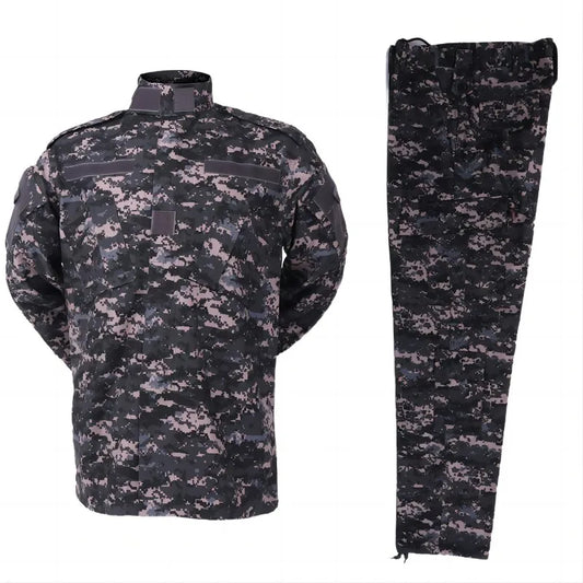 Military Uniform Tactical Suit Urban Digital Gray Uniform Trekking Hiking Clothes Fishing Gear Work Clothes Hunting Tactical